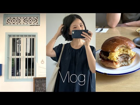 The MUST-try hamburger | Beautiful back alley | Yummy Ban Mian at Geylang | IKEA DIY rack | doodaily