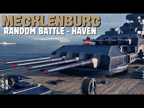 Battleship Mecklenburg - Good use of AP and HE with 16 Guns