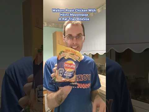 Walkers Roast Chicken With Heinz Mayonnaise Taste Test #shorts #shortsvideo #food