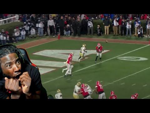 PEAK CINEMA! "Georgia Tech Yellow Jackets vs Georgia Bulldogs | Full Game Highlights" REACTION!