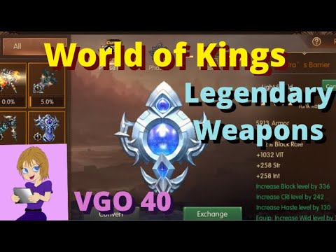 World of Kings Legendary Weapons