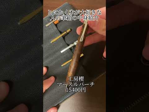 木が大好きすぎる学生の筆箱の中身紹介 #文房具 #mechanicalpencil #文房具紹介 #シャーペン