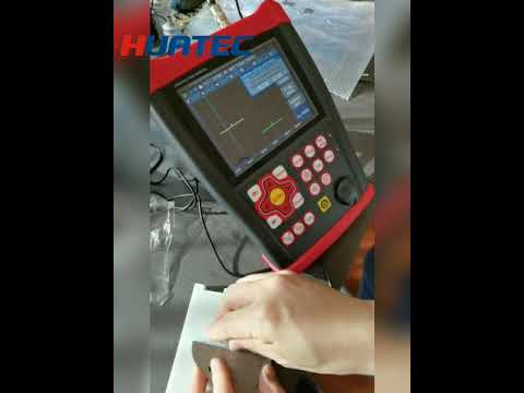 HUATEC Ultrasonic Flaw Detector HUATEC FD620 make calibration with V2 block