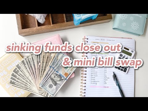 may 2022 sinking funds close out & bill swap | how much i have saved so far in 2022