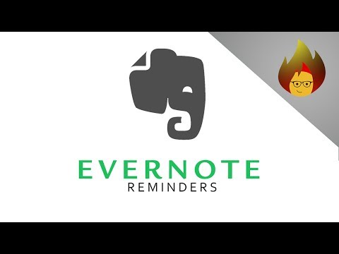 Evernote REMINDERS How to use them | EVERNOTE PC