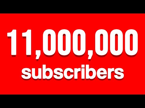 🔴LIVE! 11,000,000 Subscribers Countdown