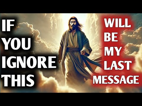 "IF YOU IGNORE THIS WILL BE MY LAST MESSAGE"| God Message Live | #lordjesus #jesus #motivation