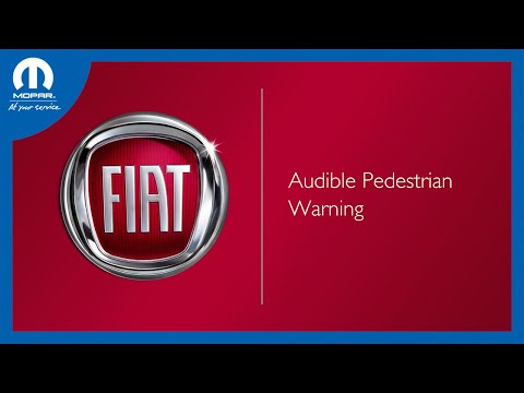 Audible Pedestrian Warning System | How To | 2024 Fiat 500e