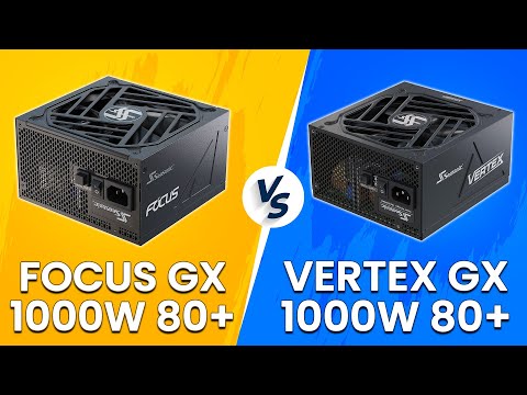 SeaSonic Electronics Focus GX 1000 Watt 80+ vs SeaSonic Vertex GX 1000 Watt 80+ - Which One Better?