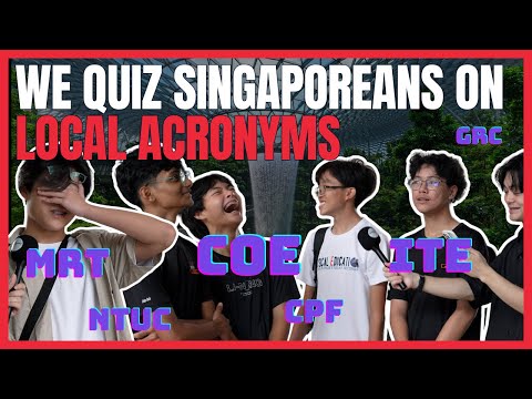 Can Singaporeans Decode These Local Acronyms? 🇸🇬 Test Your Knowledge Now! | Uncover65 Asks EP 61