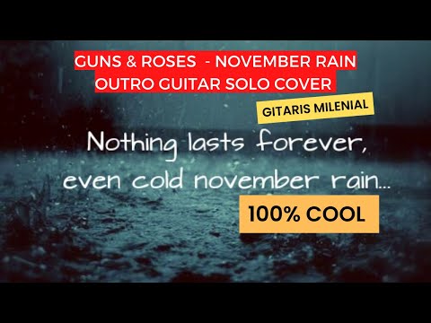 Guns n’ Roses - November Rain - Outro Solo Cover #gunsnrosescover  #shorts