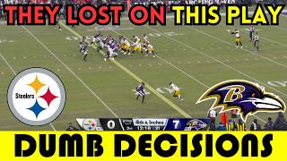 Dumb Decisions: Mike Tomlin & The Most COWARDLY Punt in Wild Card HISTORY | Steelers @ Ravens (2024)