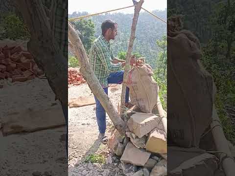 #New traditional Trick for Bricks movement in Hill area #viralvideo #hillstation #newtricks