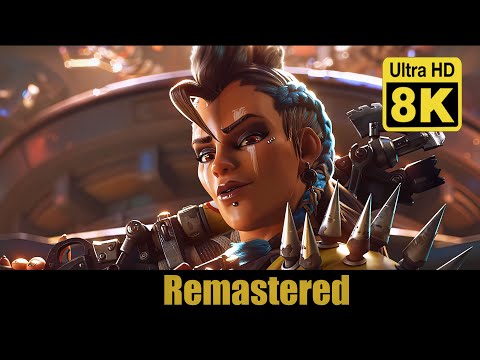 Overwatch 2 Junker Queen Cinematic Trailer  The Wastelander 8K (Remastered with Neural Network AI)