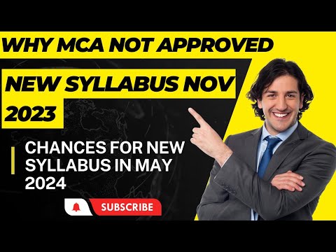 |MCA Instruction To ICAI For New Syllabus| Why Not Approval| Chances For New syllabus in May 24|