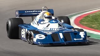 Legendary 6-wheeled 1977 Tyrrell P34 F1 Car at Imola Circuit!