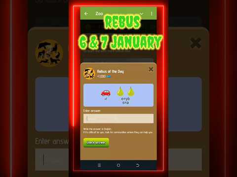 Rebus Of The Day Zoo 6 January | Zoo Rebus Of The Day | Rebus Of The Day Zoo Code