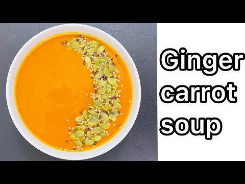 Ginger Carrot Soup by Salty Bite |