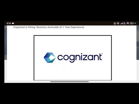 Cognizant is Hiring: Business Associate (0-1 Year Experience) | Work Location: Bengaluru