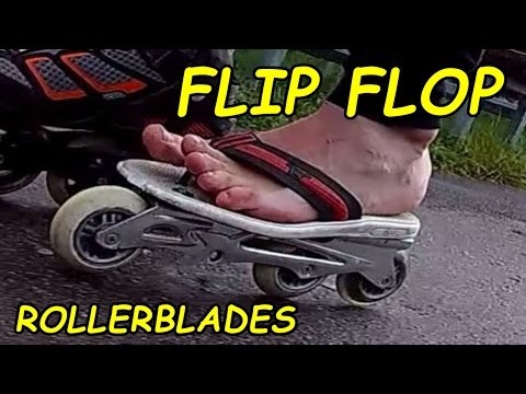 FLIP FLOP ROLLERBLADES - Stupid Inline Skating Ep 4