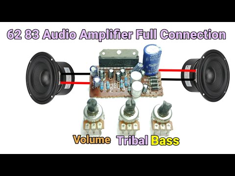 6283 IC Audio amplifier Best Travel Volume Connection