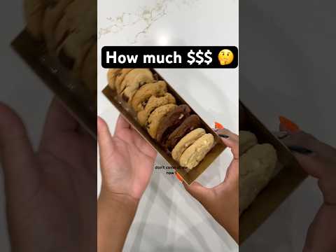 🤔 How much to charge for a cookie flight?? #homebakery