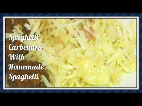 Using the KitchenAid Pasta Extruder PLUS Spaghetti Carbonara Recipe