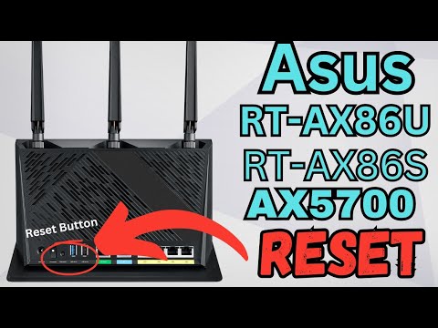 Reset Asus RT-AX86U/RT-AX86S AX5700 Pro Router To Factory Default Settings | Devicessetup