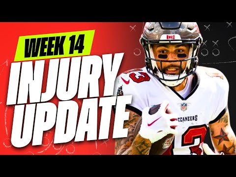 🔥MUST SEE Week 14 INJURY UPDATES 🔥- Fantasy Football Advice