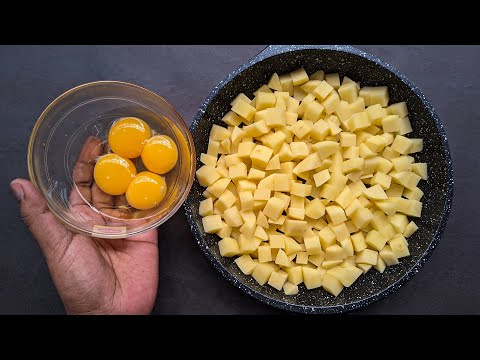 Just Add Eggs With Potatoes Its So Delicious/ Simple Breakfast Recipe/ Healthy Cheap & Tasty Snacks