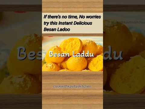 Easy Besan Ladoo #besankeladdoo #besan#besanladdu#viralshorts #diwalisweets #cookwithkavitaskitchen