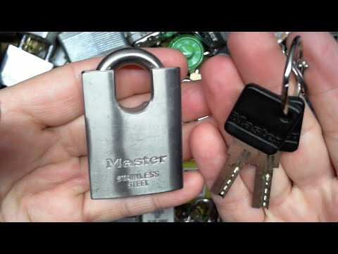 [143] Master Lock Dimple Padlock picked open