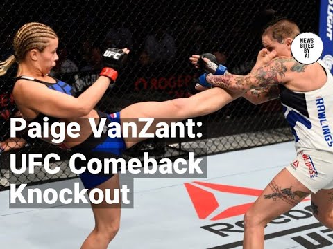 Paige VanZant Returns: Head Kick KO Stunner!