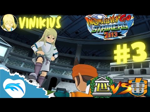 ENFRENTEI A ZEUS!!! Inazuma eleven GO Strikers 2013/ Dolphin emulador