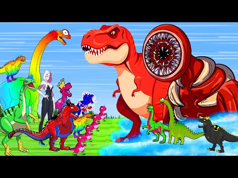 Pyroraptor EVOLUTION of Dinosaurs x JURASSIC WORLD CARTOON! Atrociraptor, DAKOTARAPTOR still Alive?