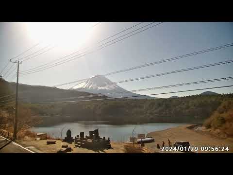 【LIVE】西湖からの「富士山ライブカメラ」　"mount fuji live camera" from Lake Saiko