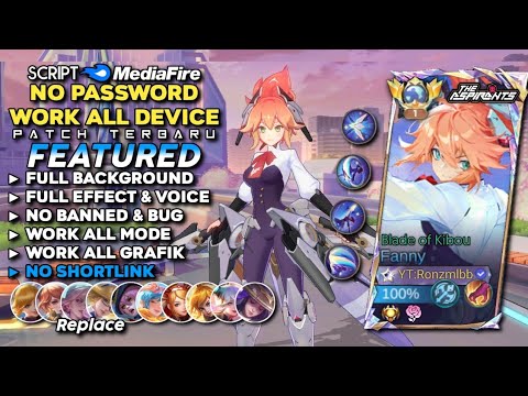 Script Skin Fanny Aspirant Blade of Kibou No Password | Full Effect & Voice - Patch Terbaru 2024