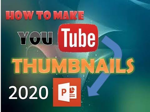 HOW to make THUMBNAIL in YOUTUBE  | powerpoint | super easy para sa lahat | 2020