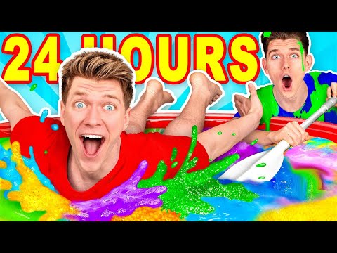 Mixing $10,000 of Slime Challenge & Learn How To Make A Pool of Diy Giant Mystery Slime