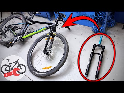 Making the bicycle softer. How to replace a fork on a mtb bike