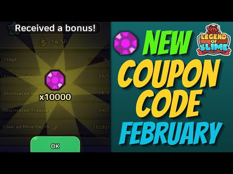 NEW Coupon Code for 10,000 FREE GEMS - Legend of Slime: Idle RPG