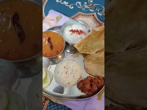 20 mints veg thali recipe full video channel par #kids #viralshorts #viralshort