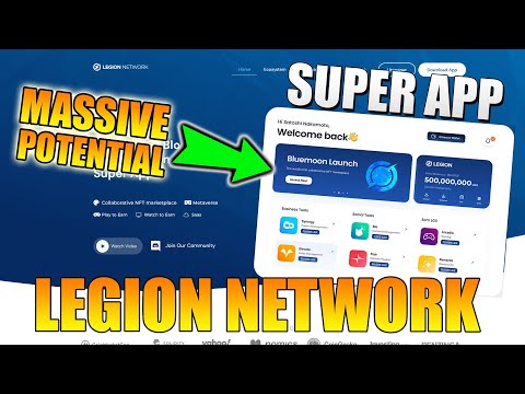 LEGION NETWORK -  Best Of Blockchain - In One DECENTRALIZED APP! - MASSIVE POTENTIAL!