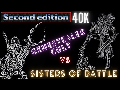 40k 2nd Ed Battle Report (6) Sisters of Battle vs Genestealer Cult 1500pts