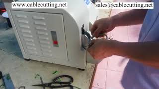 Color binding wire machine working video wpm-211