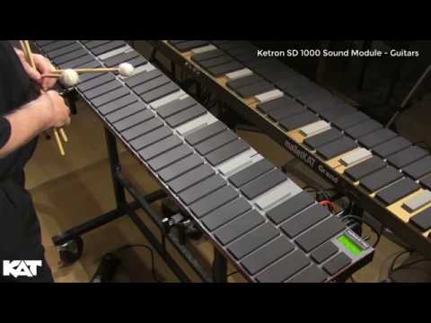 Guitars on the Ketron SD1000 using the malletKAT