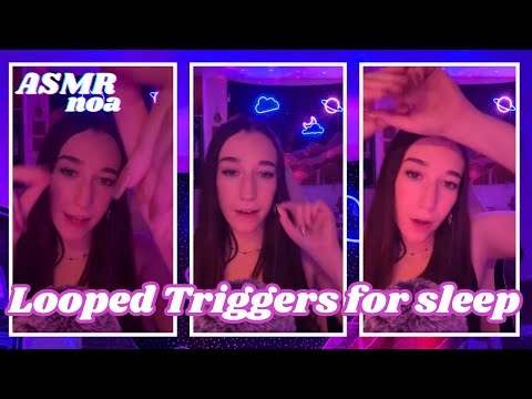 Looped asmr triggers for instant sleep & relaxation