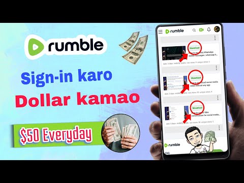 Earn money online from rumble app | make money online from rumble app without investment