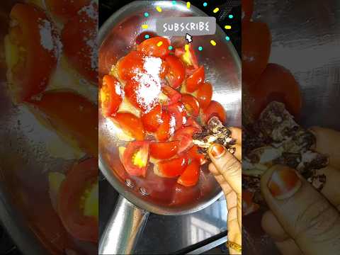 Roti Tomato🍅 Chutney #shorts #youtubeshorts #subscribe #ashortaday #chutney #chutneyrecipe #tomato