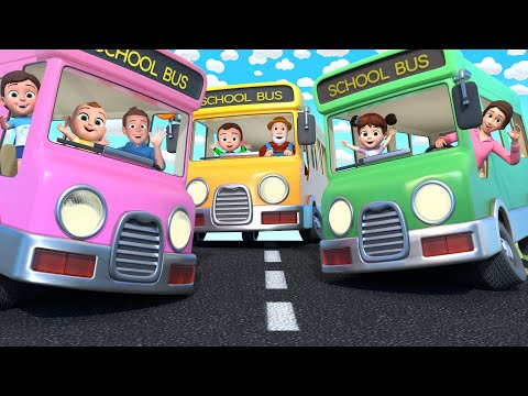 Wheels on the Bus (Family Version) | Newborn Baby Songs & Nursery Rhymes